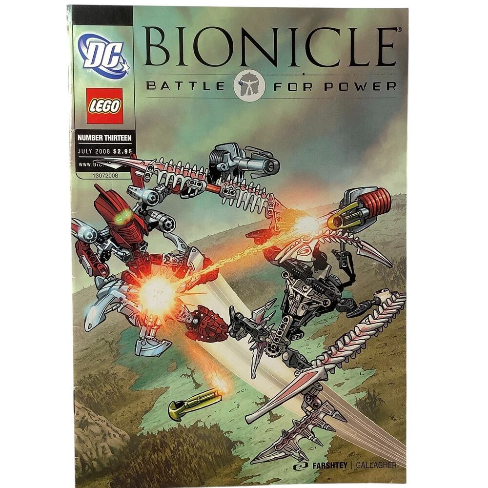 Bionicle Battle for Power #13, Lego, July 2008 DC Comics, NM 9.4